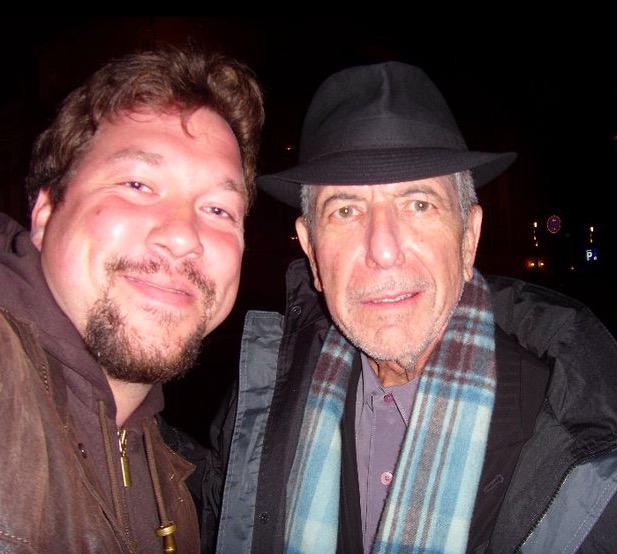 Leonard Cohen Photo with RACC Autograph Collector RB-Autogramme Berlin Leonard Cohen Photo with RACC Autograph Collector RB-Autogramme Berlin