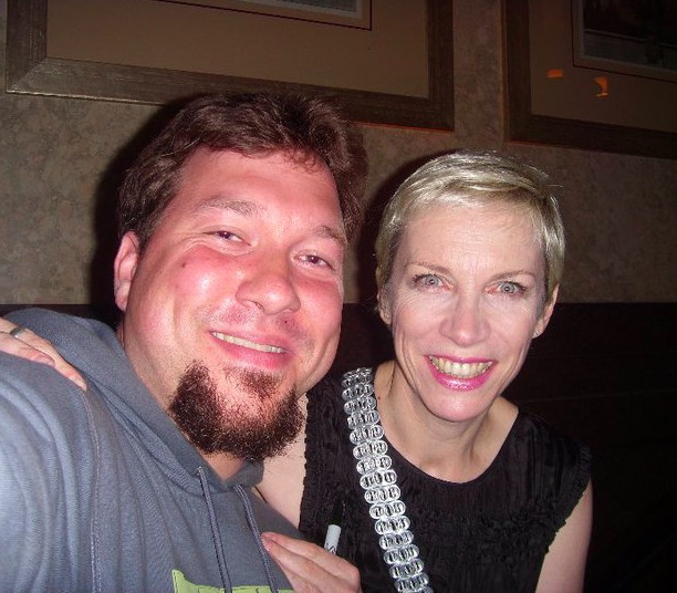 Annie Lennox Photo with RACC Autograph Collector RB-Autogramme Berlin