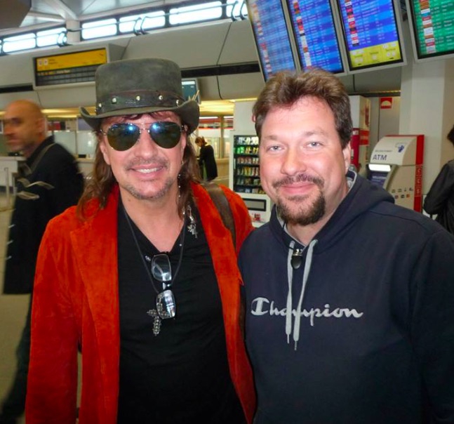 Richie Sambora Photo with RACC Autograph Collector RB-Autogramme Berlin