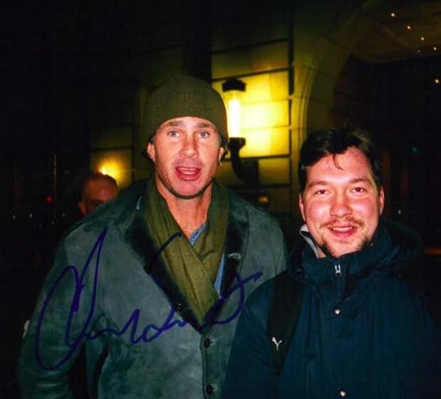 Chad Smith Photo with RACC Autograph Collector RB-Autogramme Berlin