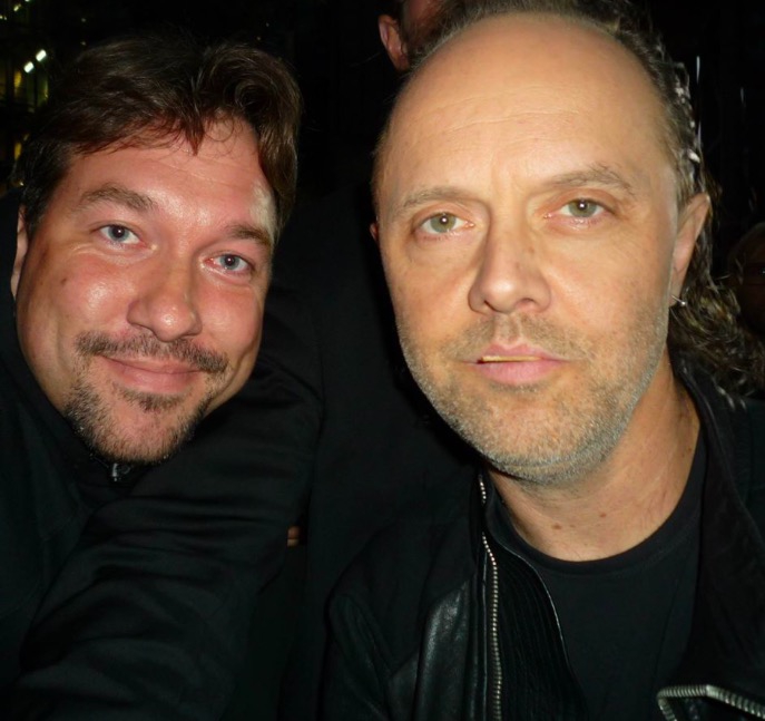 Lars Ulrich Photo with RACC Autograph Collector RB-Autogramme Berlin