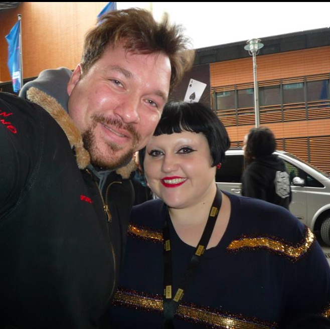 Beth Ditto Photo with RACC Autograph Collector RB-Autogramme Berlin
