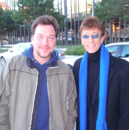 Robin Gibb Photo with RACC Autograph Collector RB-Autogramme Berlin