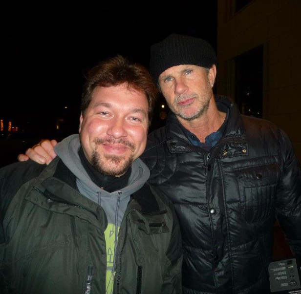 Chad Smith Photo with RACC Autograph Collector RB-Autogramme Berlin Chad Smith Photo with RACC Autograph Collector RB-Autogramme Berlin