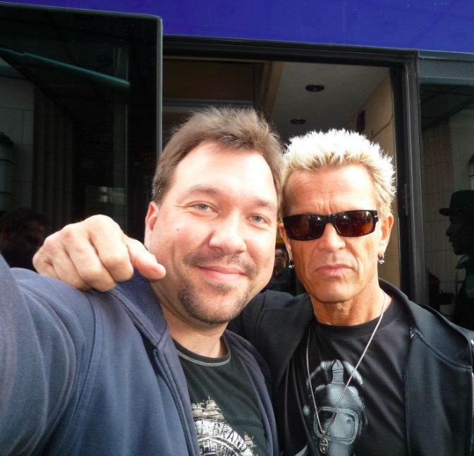 Billy Idol Photo with RACC Autograph Collector RB-Autogramme Berlin
