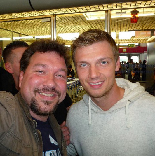 Nick Carter Photo with RACC Autograph Collector RB-Autogramme Berlin Nick Carter Photo with RACC Autograph Collector RB-Autogramme Berlin