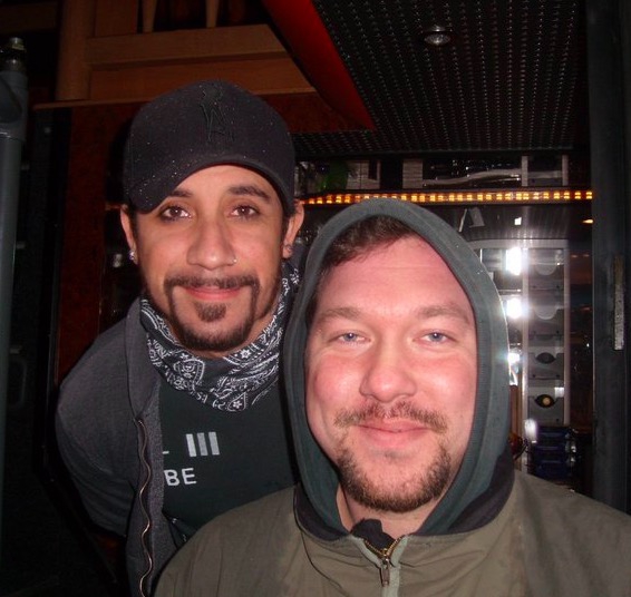 AJ McLean Photo with RACC Autograph Collector RB-Autogramme Berlin AJ McLean Photo with RACC Autograph Collector RB-Autogramme Berlin