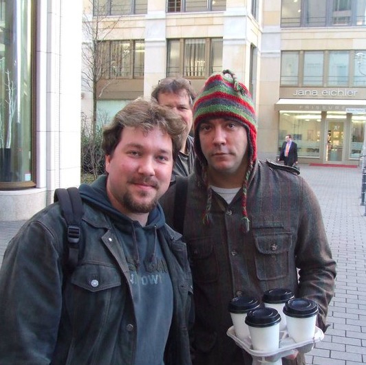 Dave Matthews Photo with RACC Autograph Collector RB-Autogramme Berlin Dave Matthews Photo with RACC Autograph Collector RB-Autogramme Berlin