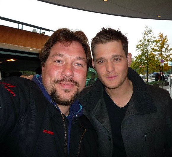 Michael Buble Photo with RACC Autograph Collector RB-Autogramme Berlin