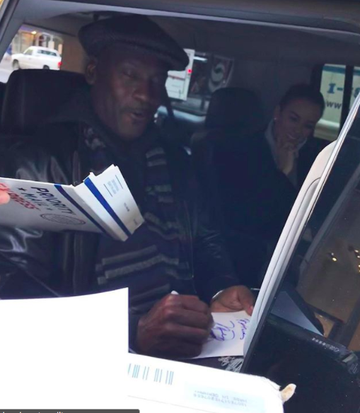 Michael Jordan with RACC Trusted collector GTV Reality