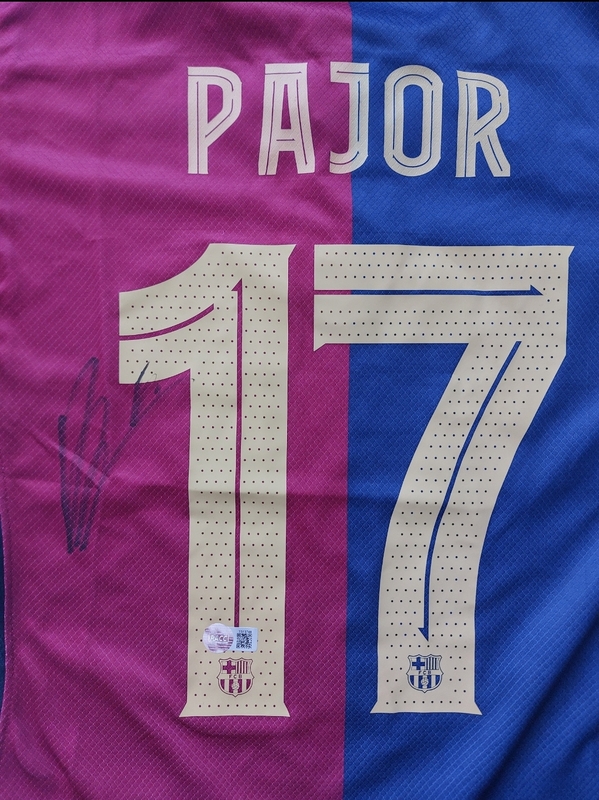 Ewa Pajor Signing Autograph for RACC Autograph Collector Jakub Kozioł