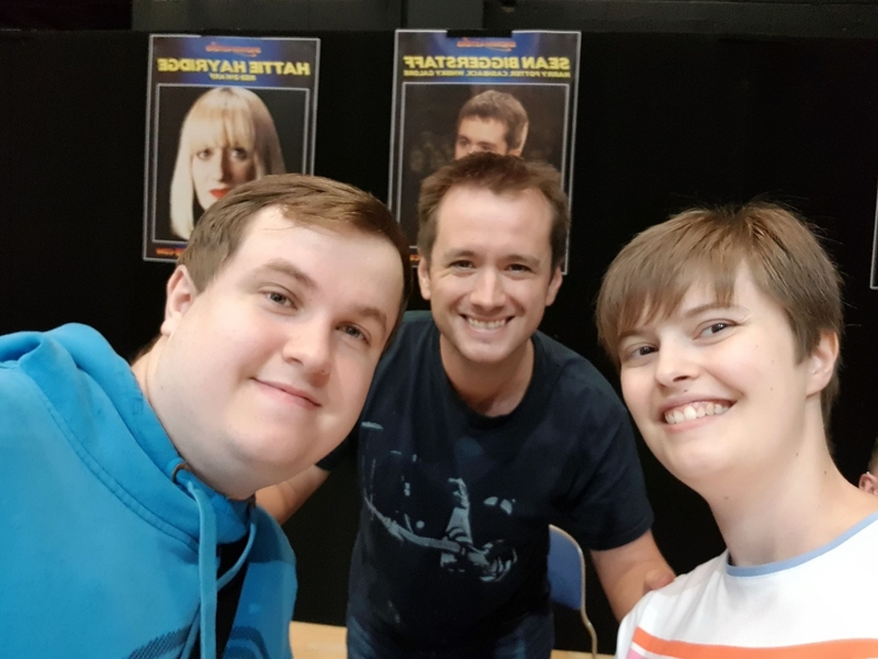 Sean Biggerstaff Photo with RACC Autograph Collector Red Dragon Autographs Sean Biggerstaff Photo with RACC Autograph Collector Red Dragon Autographs