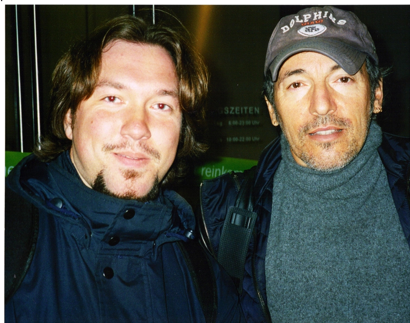 Bruce Springsteen Photo with RACC Autograph Collector RB-Autogramme Berlin