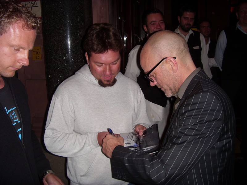 Michael Stipe Photo with RACC Autograph Collector RB-Autogramme Berlin