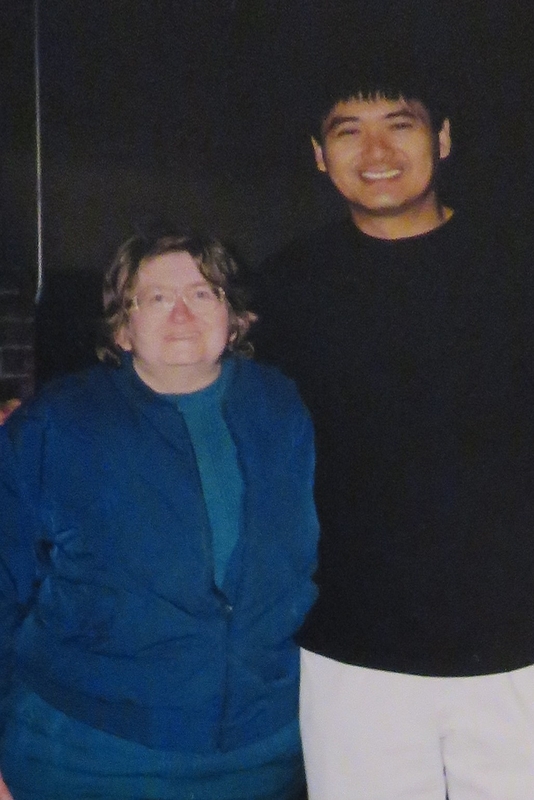 Chow Yun-fat Photo with RACC Autograph Collector Sharon Howe