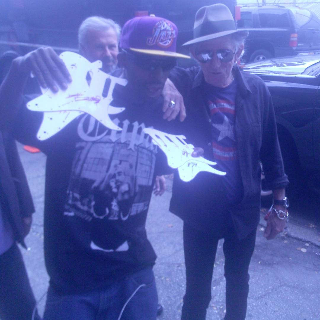 Keith Richards with RACC Trusted collector GTV Reality