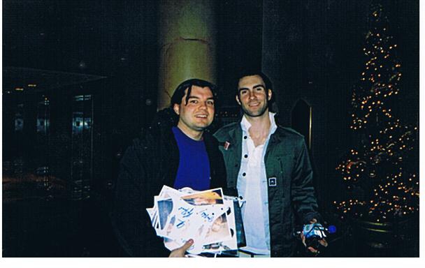 Adam Levine Photo with RACC Autograph Collector bpautographs
