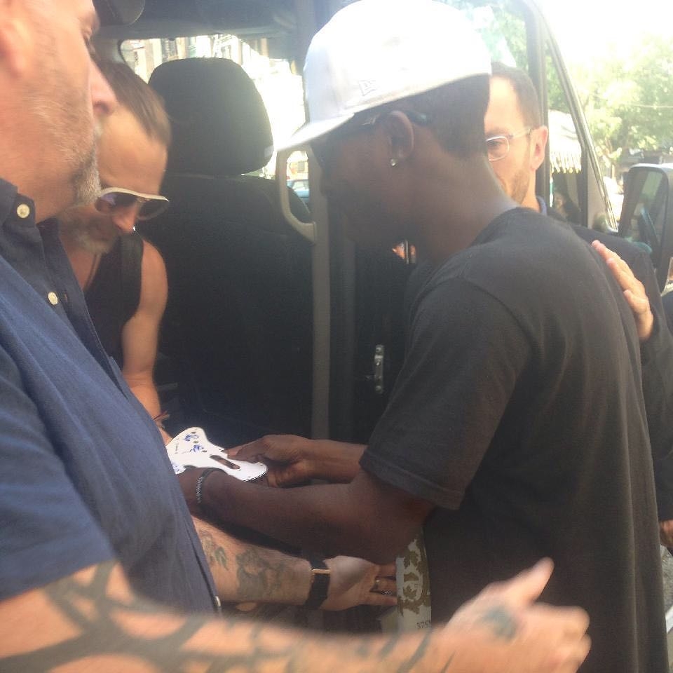 Thom Yorke with RACC Trusted collector GTV Reality