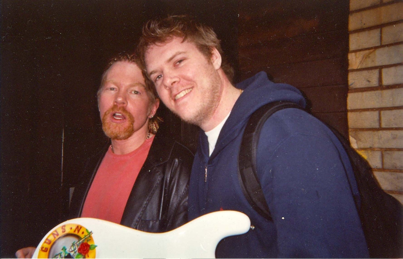 Axl Rose Photo with RACC Autograph Collector Shark’s Treasures Axl Rose Photo with RACC Autograph Collector Shark’s Treasures