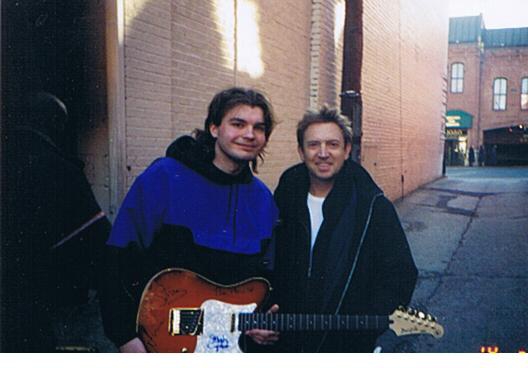 Andy Summers Photo with RACC Autograph Collector bpautographs Andy Summers Photo with RACC Autograph Collector bpautographs