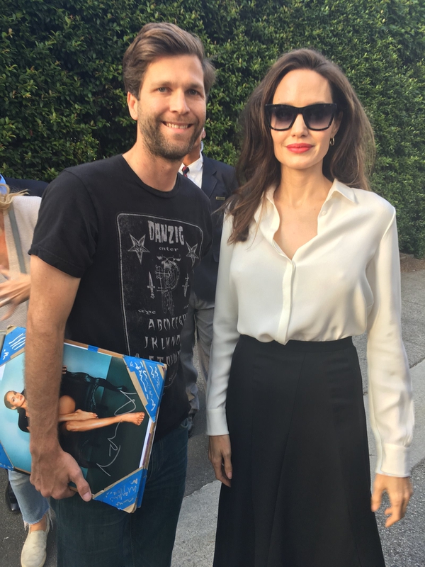 Angelina Jolie Photo with RACC Autograph Collector All-Star Signatures, LLC