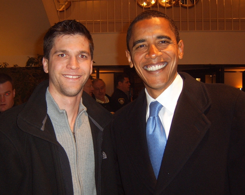 Barack Obama Photo with RACC Autograph Collector All-Star Signatures, LLC