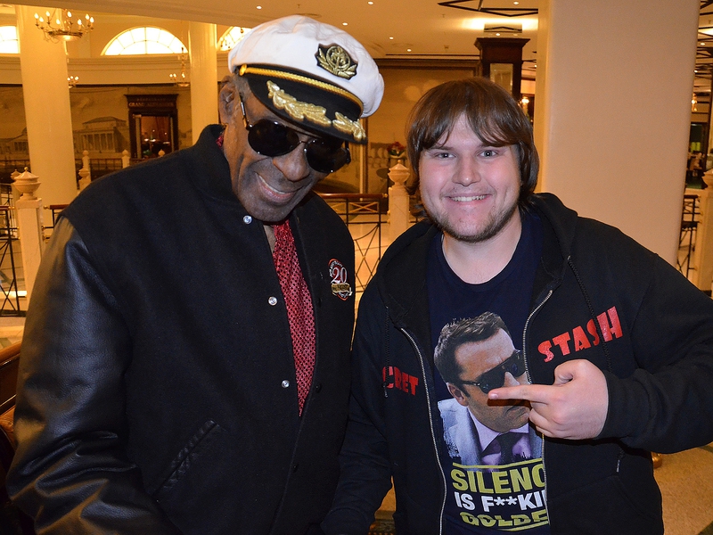 Chuck Berry Photo with RACC Autograph Collector Ilya Zeta