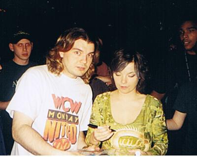 Bjork Photo with RACC Autograph Collector bpautographs