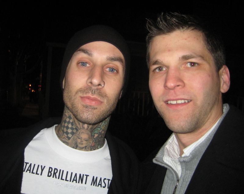 Travis Barker Photo with RACC Autograph Collector All-Star Signatures, LLC