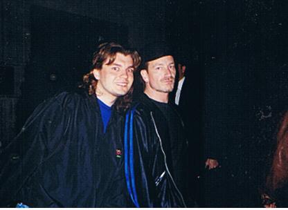 Bono Photo with RACC Autograph Collector bpautographs