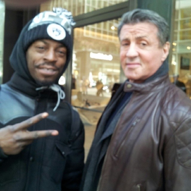Sylvester Stallone with RACC Trusted collector GTV Reality