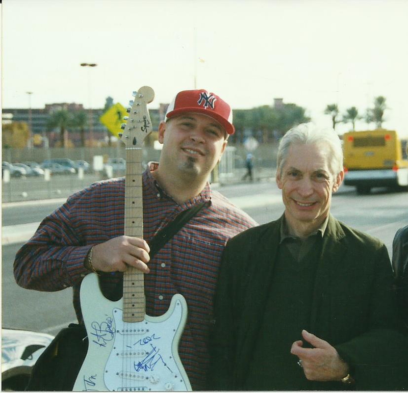 Charlie Watts Photo with RACC Autograph Collector Autographs99