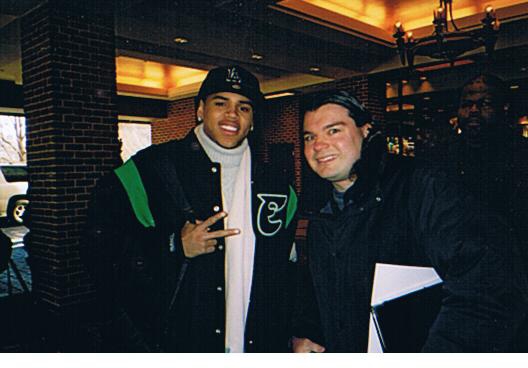 Chris Brown Photo with RACC Autograph Collector bpautographs