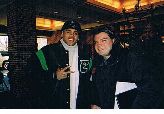 Chris Brown Photo with RACC Autograph Collector bpautographs Chris Brown Photo with RACC Autograph Collector bpautographs