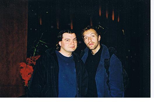 Chris Martin Photo with RACC Autograph Collector bpautographs