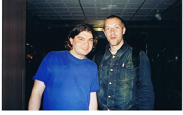 Chris Martin Photo with RACC Autograph Collector bpautographs