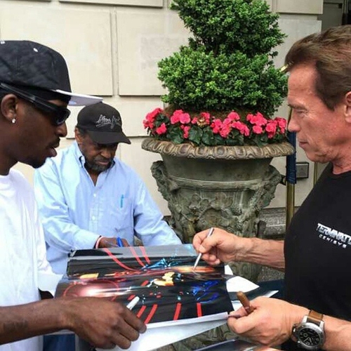 Arnold Schwarzenegger with GTV Reality
