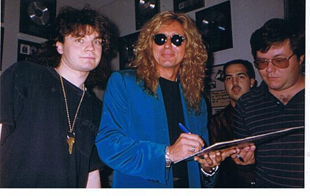 David Coverdale Photo with RACC Autograph Collector bpautographs