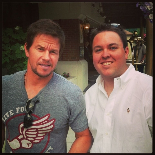 Mark Wahlberg with All Time Great Authentics