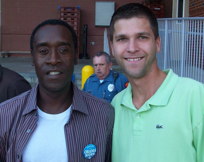 Don Cheadle Photo with RACC Autograph Collector All-Star Signatures, LLC Don Cheadle Photo with RACC Autograph Collector All-Star Signatures, LLC