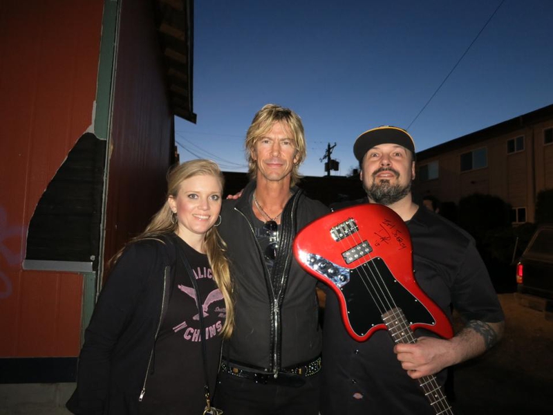 Duff McKagan Photo with RACC Autograph Collector Autographs99