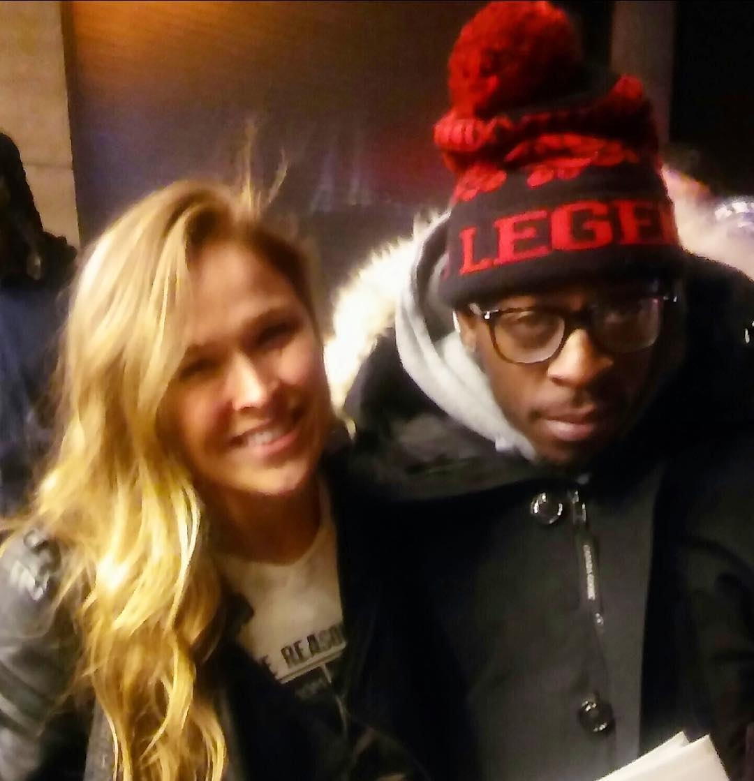 Ronda Rousey with RACC Trusted collector GTV Reality