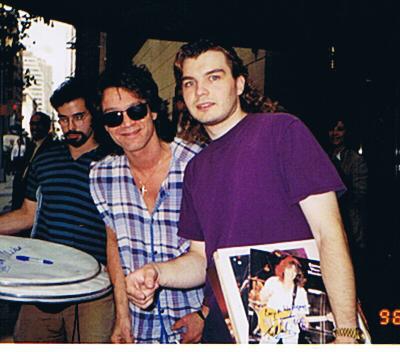 Eddie Van Halen Photo with RACC Autograph Collector bpautographs