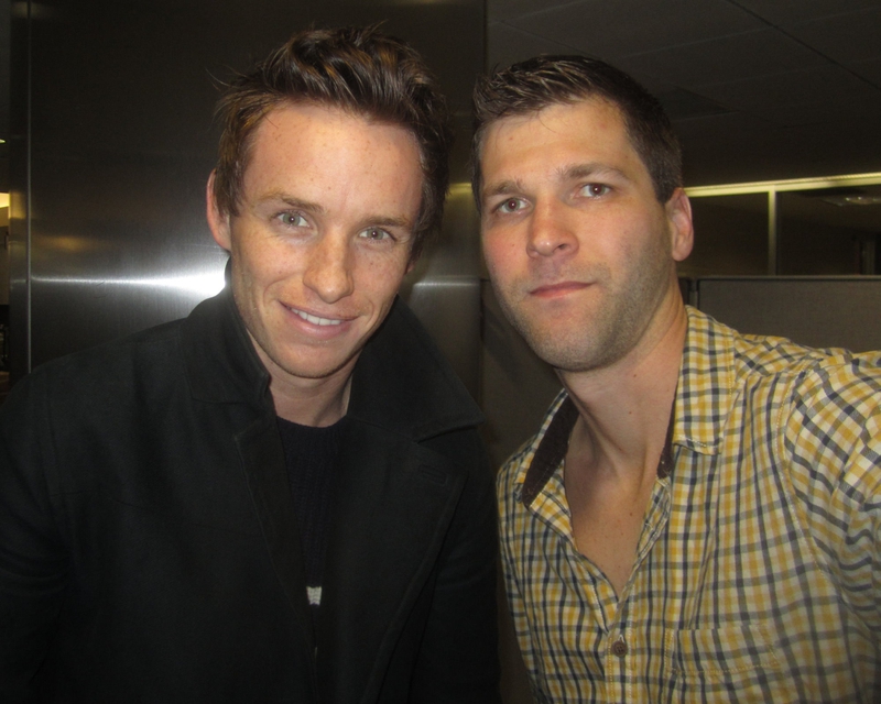 Eddie Redmayne Photo with RACC Autograph Collector All-Star Signatures, LLC