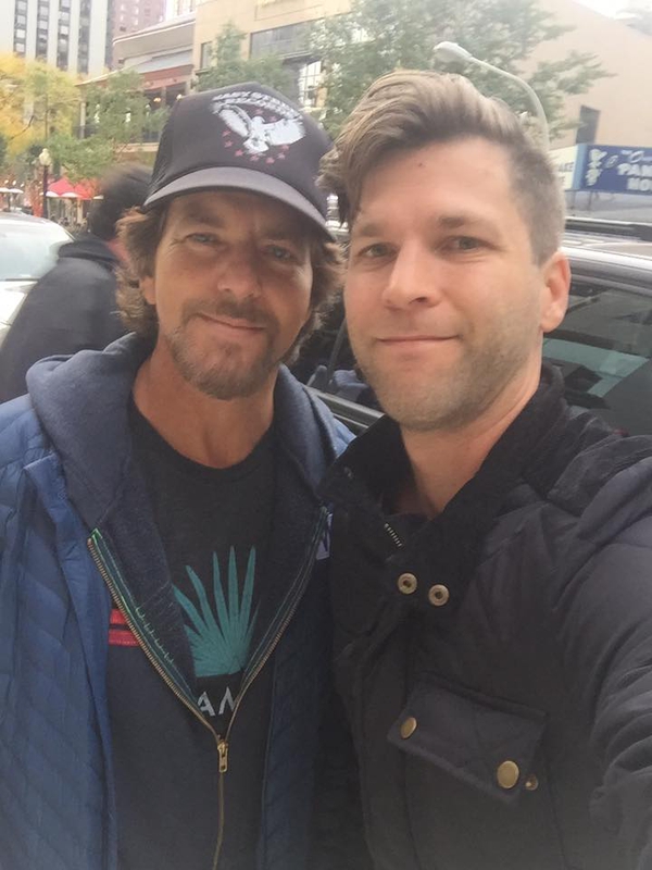 Eddie Vedder Photo with RACC Autograph Collector All-Star Signatures, LLC