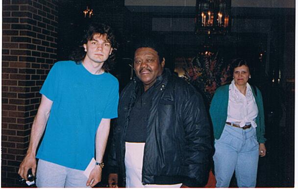 Fats Domino Photo with RACC Autograph Collector bpautographs