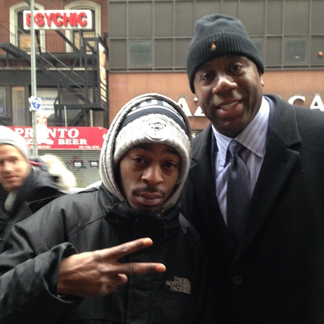 Magic Johnson with RACC Trusted collector GTV Reality