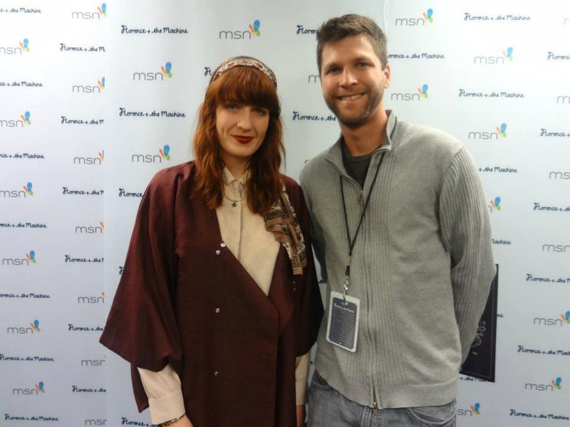 Florence Welch Photo with RACC Autograph Collector All-Star Signatures, LLC Florence Welch Photo with RACC Autograph Collector All-Star Signatures, LLC