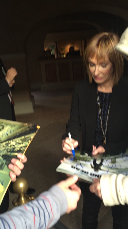 Gale Anne Hurd Signing Autograph for RACC Autograph Collector Mike Schreiber