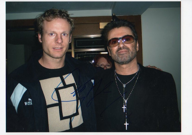 George Michael Photo with RACC Autograph Collector AV-Autographs